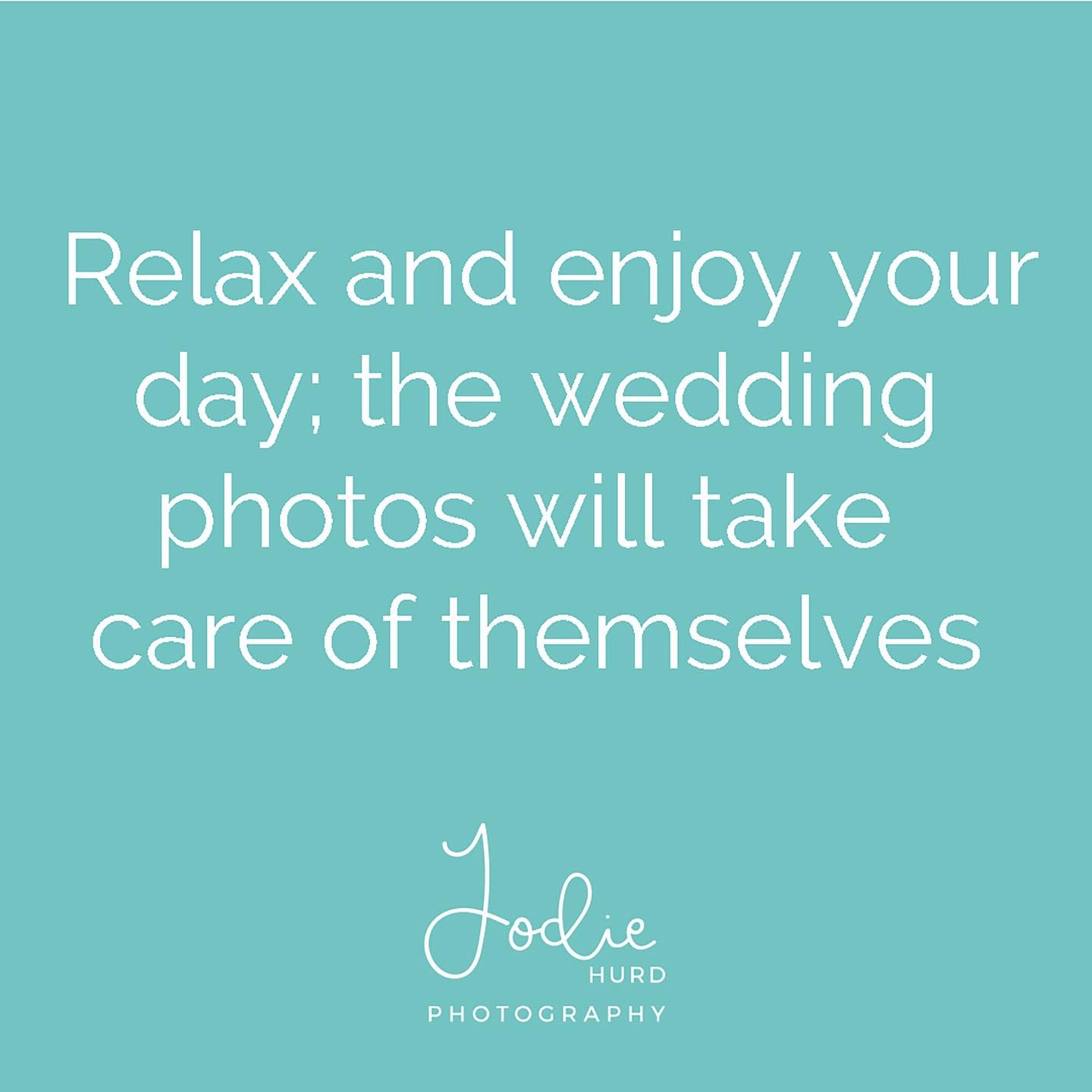 Its the one piece of advice I give to all couples getting married.

You having fun = great photos
You worrying = not so great photos

Yes it's hard to relax in front of the camera but the person behind it should make you feel relaxed, that's why I love to chat with all my couples and get to know them so well. 

Make a connection with your photographer and you are half way there already.