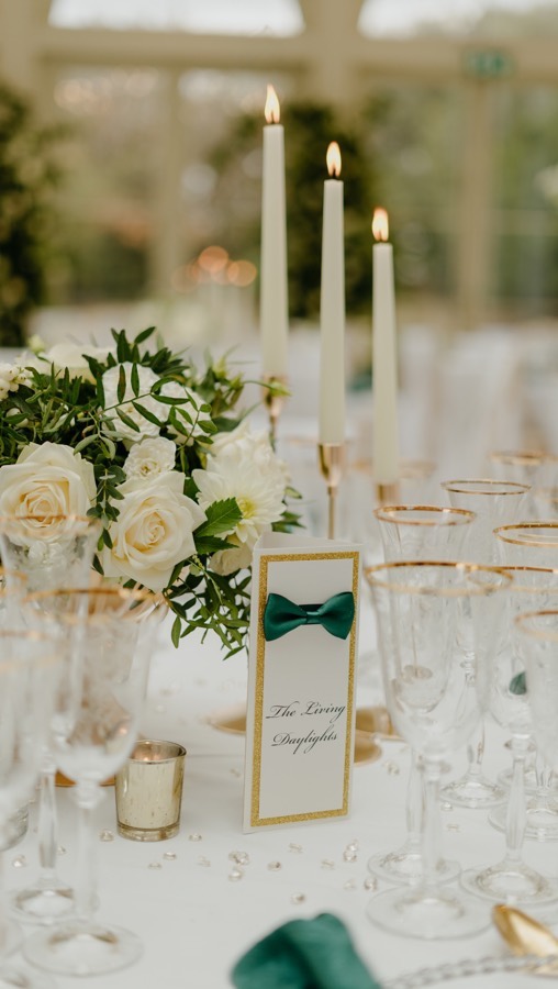 I loved everything about this look! Total wedding elegance; white, gold and green at Clevedon Hall. True inspiration for any wedding.